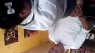 දෙකක් අනුරාගී, blondes give a blob to a තට්ට මිනිසා