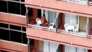 Wild orgy with a slut ended with a sea of cum on her